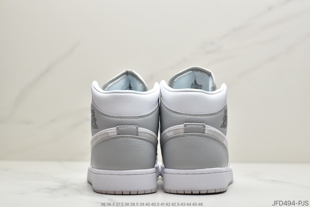 170 公司级浅灰色 Air Jordan 1 Low “White Camo”迷雾灰白色帆布鞋DC9036-100