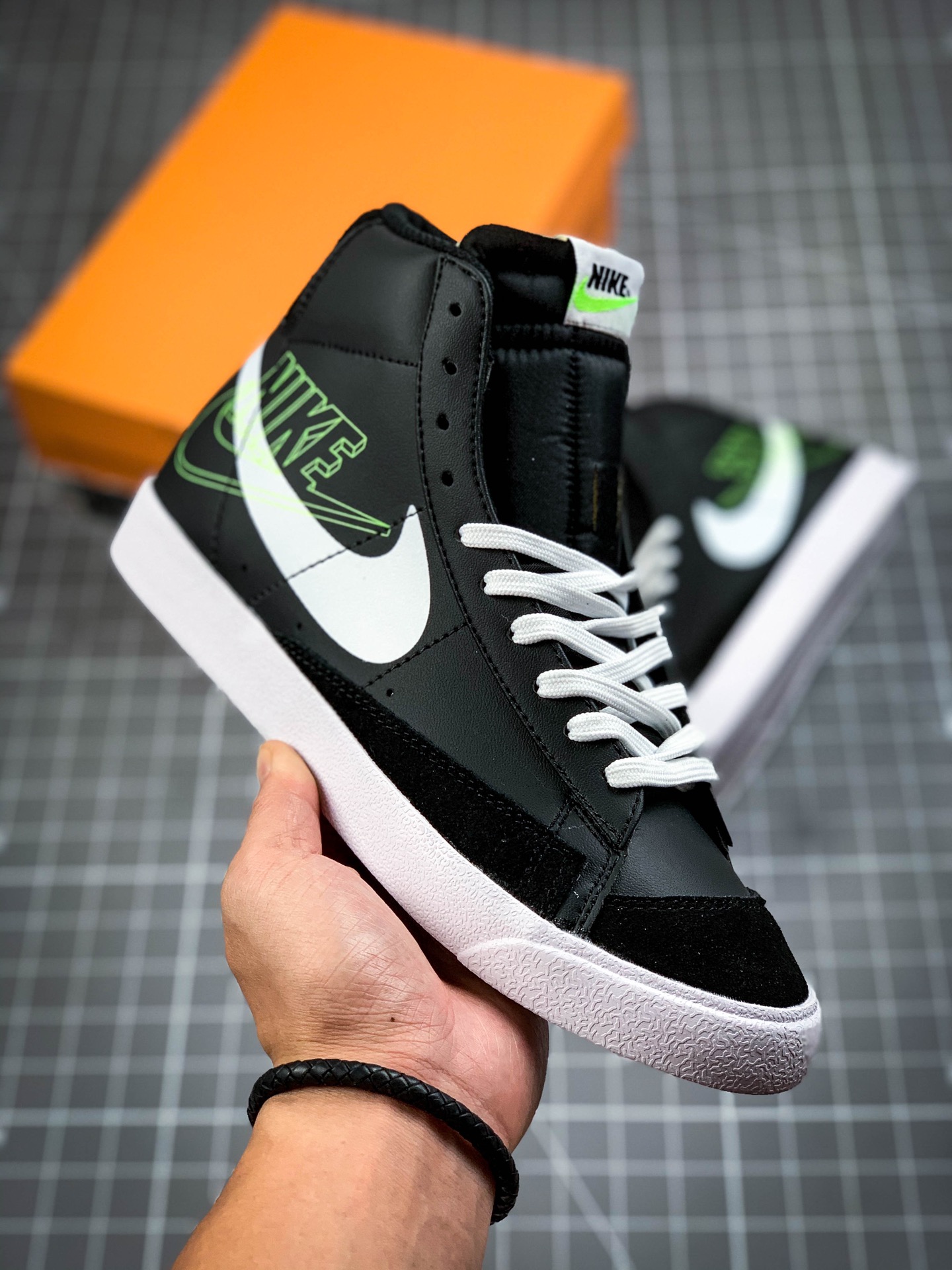 140 NIKE ZOOM BLAZER MID 黑四色勾开拓者高帮 百搭休闲板鞋 DA2142-046