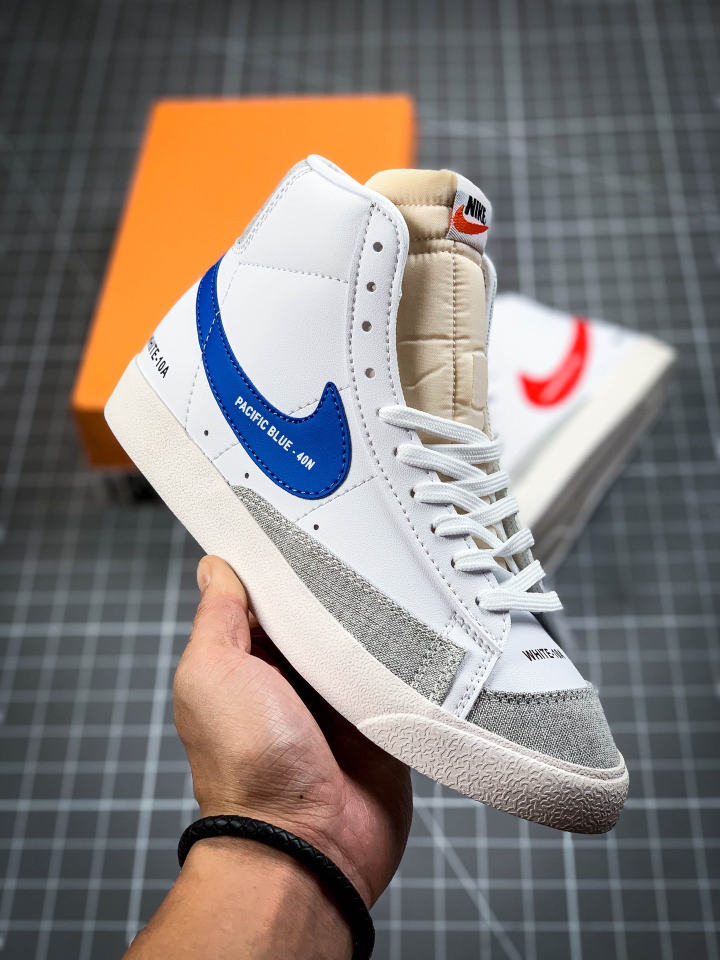 140 NIKE ZOOM BLAZER MID 黑四色勾开拓者高帮 百搭休闲板鞋 DA2142-046