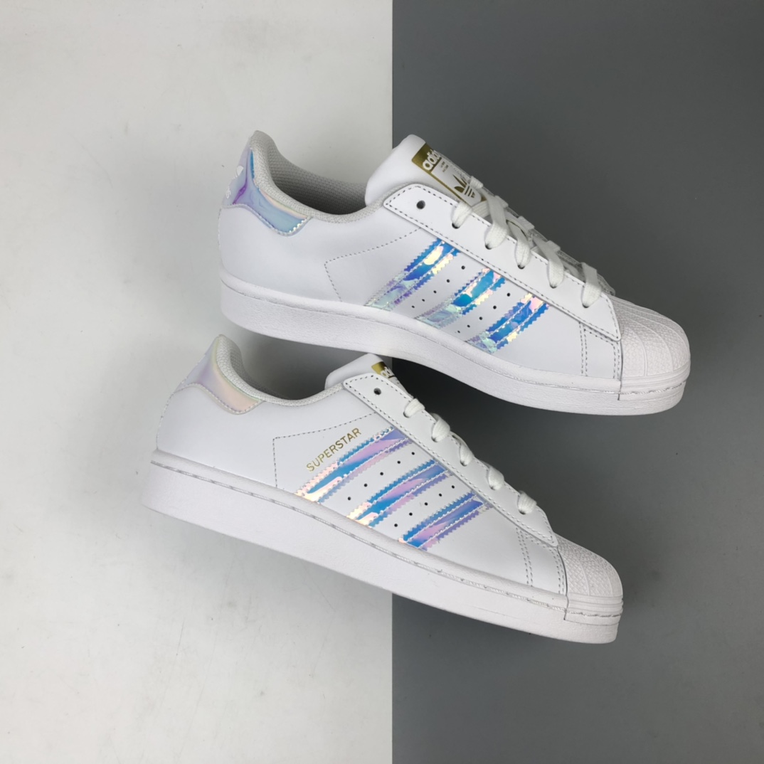 150 Adidas Originals SUPERSTAR 贝壳头经典百搭休闲运动小白板鞋 FX7565