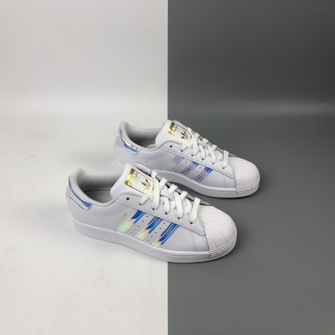 150 Adidas Originals SUPERSTAR 贝壳头经典百搭休闲运动小白板鞋 FX7565