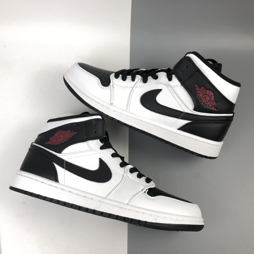 240 Air Jordan 1 Mid AJ1乔丹一代中帮经典复古文化休闲运动篮球鞋 BQ6472-101