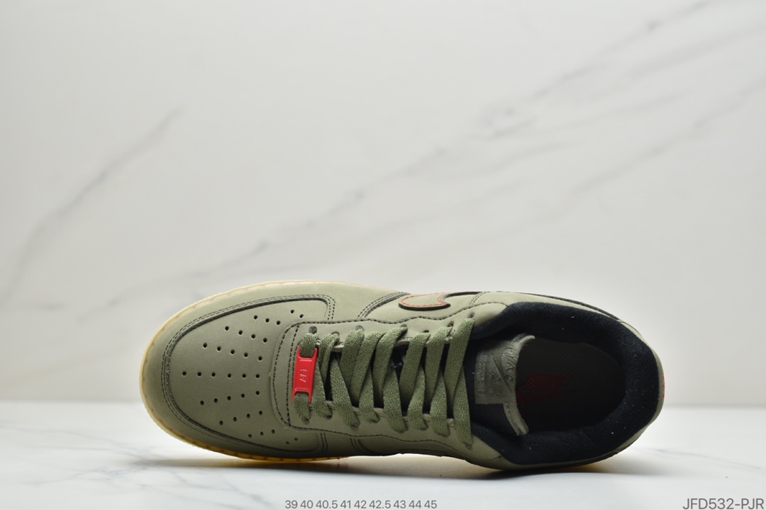 180 公司级 耐克 Nike Air Force 1 07 WB ”军绿” 经典百搭休闲运动板鞋 CJ6602-255