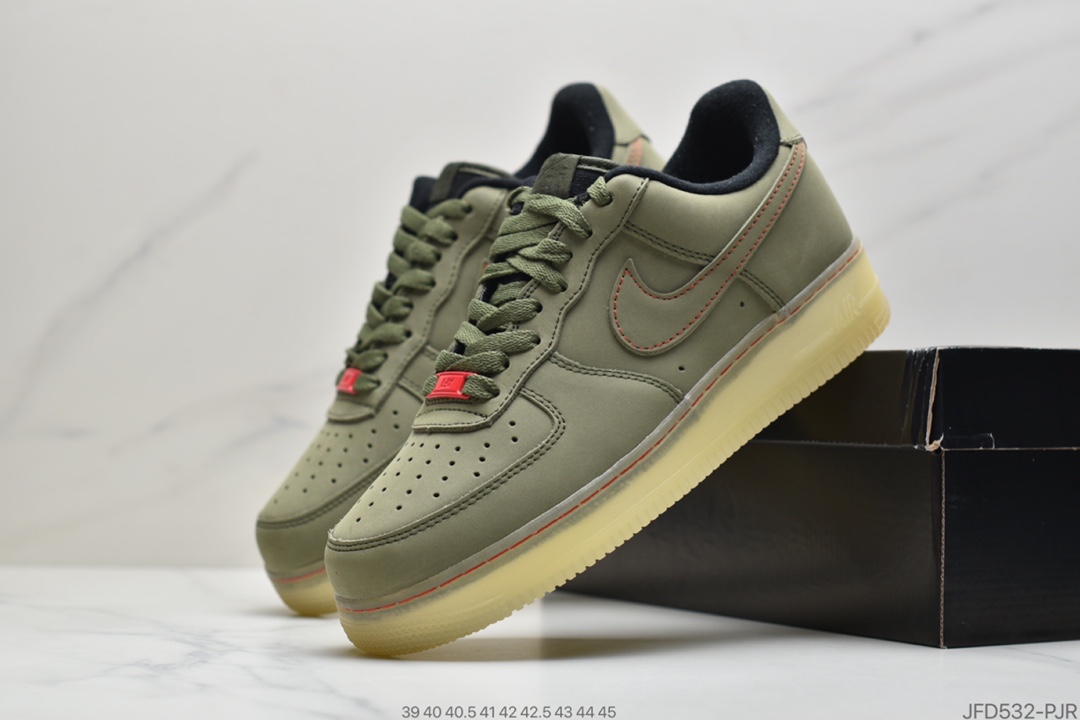 180 公司级 耐克 Nike Air Force 1 07 WB ”军绿” 经典百搭休闲运动板鞋 CJ6602-255