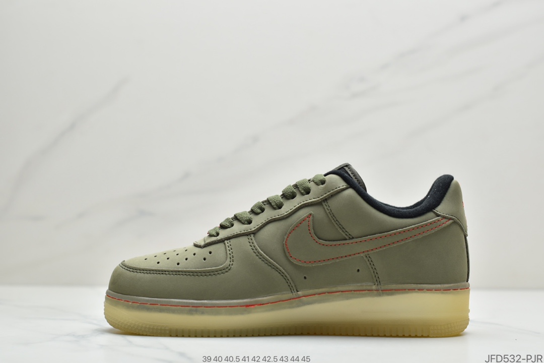 180 公司级 耐克 Nike Air Force 1 07 WB ”军绿” 经典百搭休闲运动板鞋 CJ6602-255