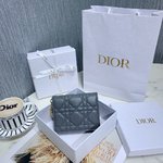 Dior Wallet Cheap High Quality Replica
 Black Sheepskin Lady Mini