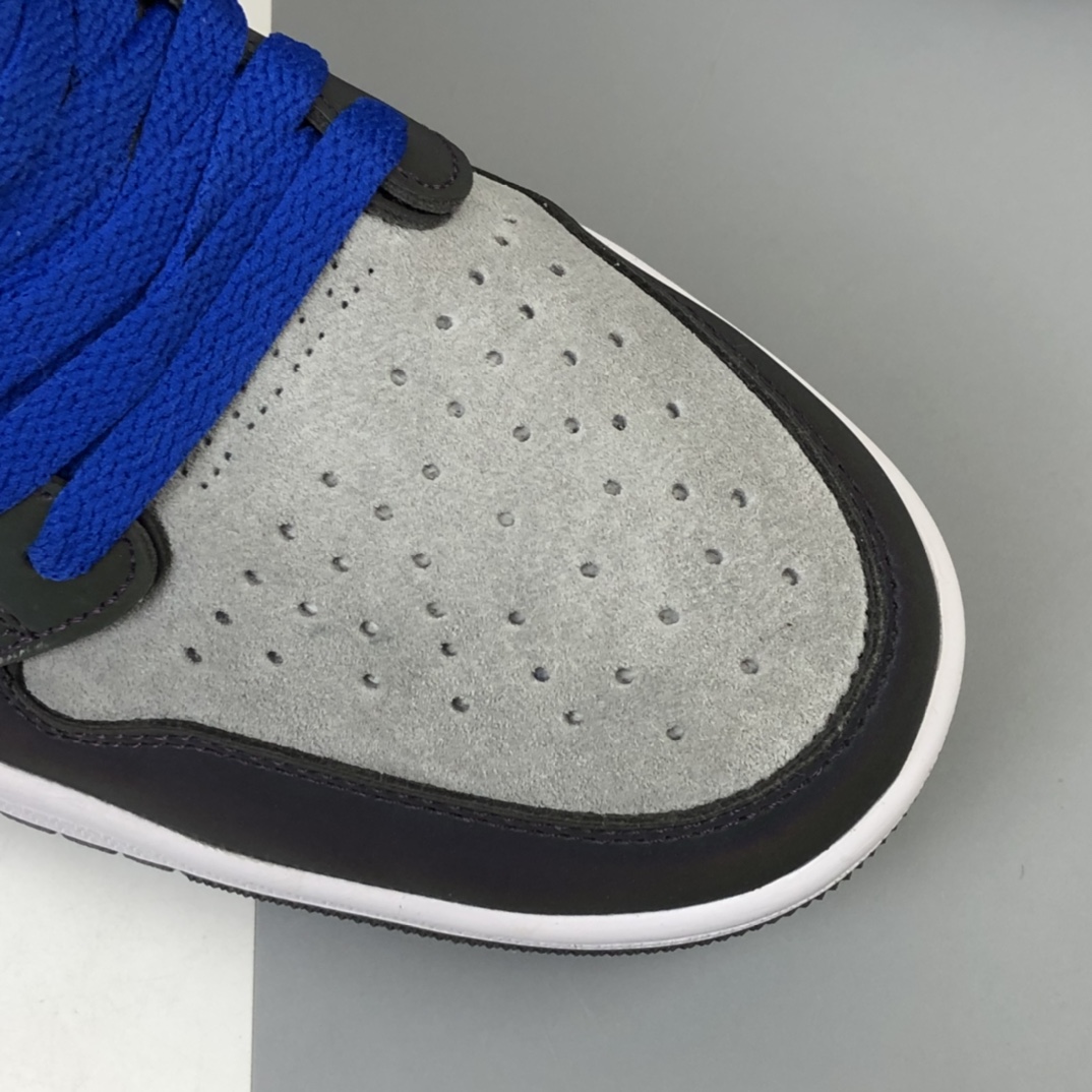 220 联乘LPL英雄联盟 x Air Jordan 1 Zoom Comfort”League of Legends”AJ1乔丹一代中帮经典复古文化休闲运动篮球鞋“英雄联盟电竞灰蓝”DD1453-001