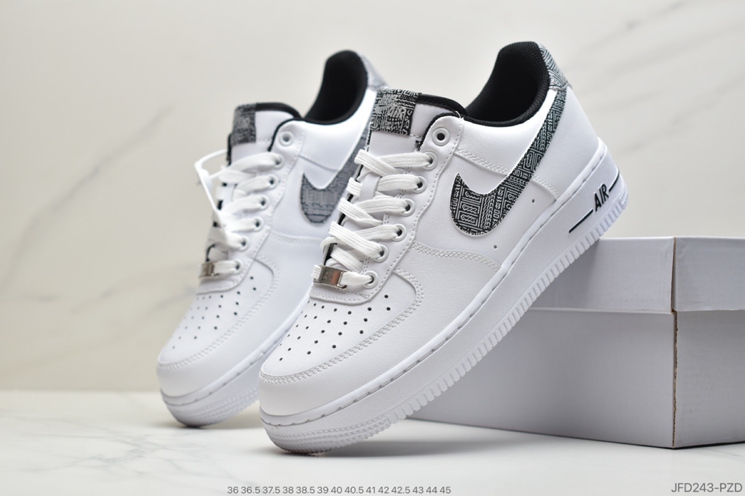 180 公司级耐克Nike Air Force 1 “全白刺绣” 鞋CZ7933-100