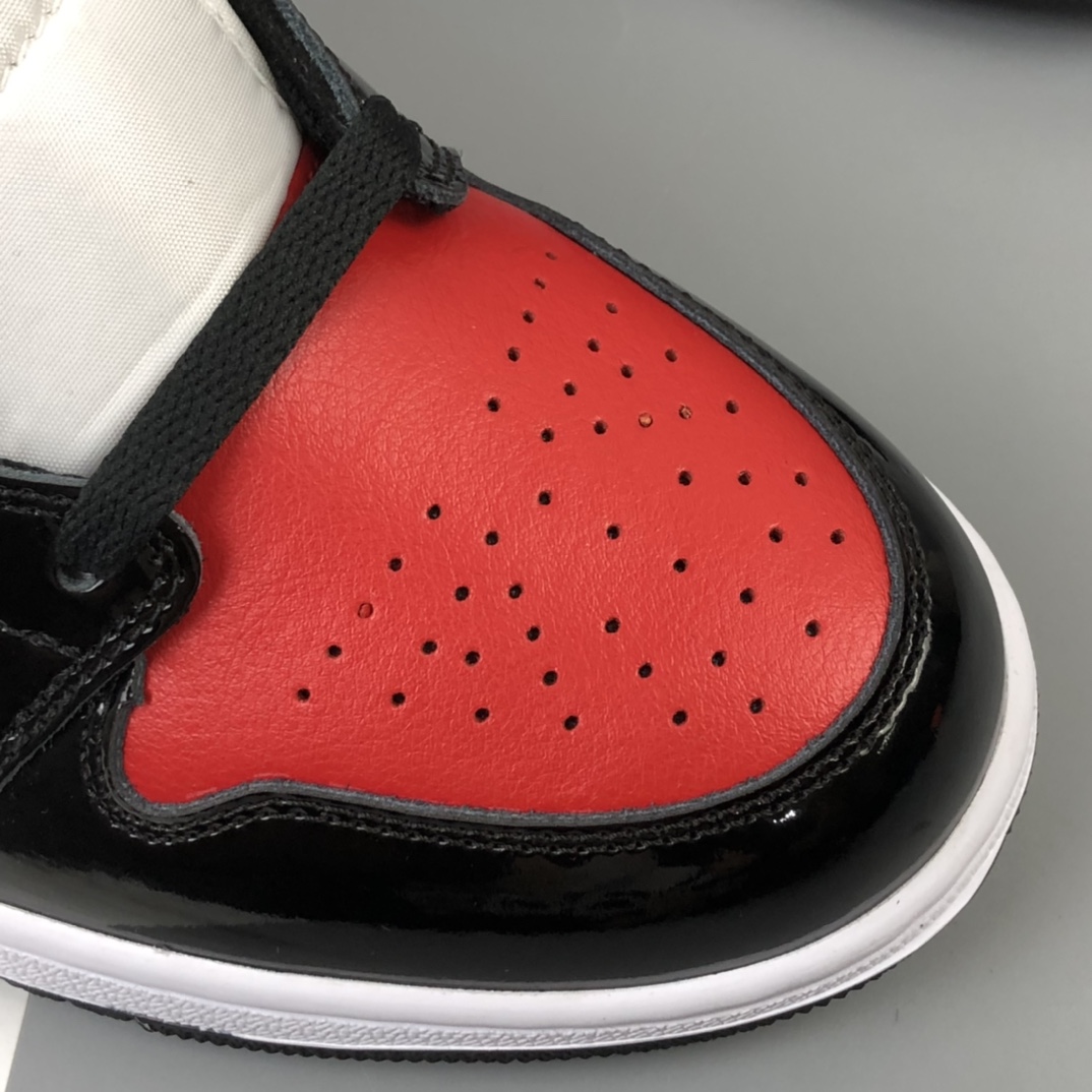 240 Air Jordan 1 Mid SE AJ1 乔1漆皮多色拼接 中帮百搭休闲运动板鞋 DB5454-001