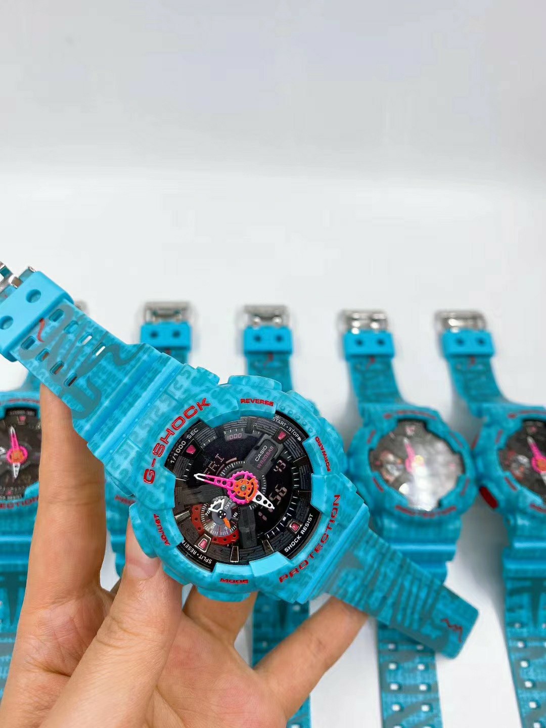 💰80 卡西欧手表男五虎将联名黄忠时尚潮酷传统文化石英表新GA-110SGH -