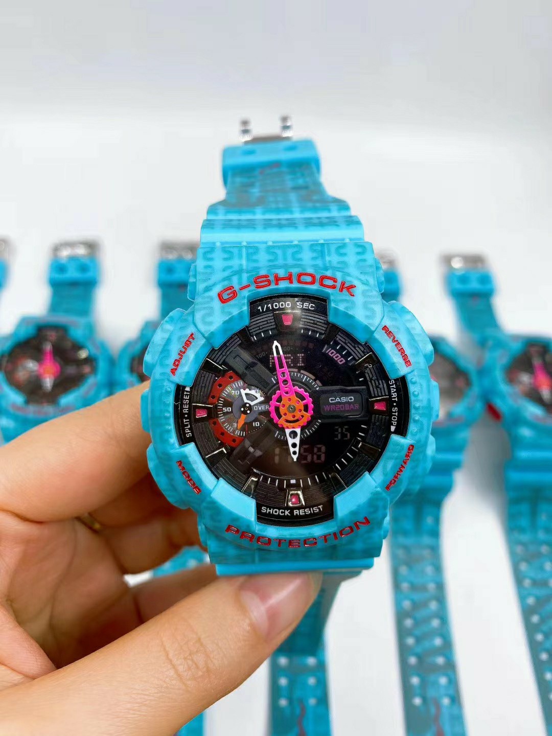 💰80 卡西欧手表男五虎将联名黄忠时尚潮酷传统文化石英表新GA-110SGH -