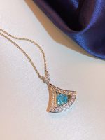 Bvlgari Jewelry Necklaces & Pendants Blue Platinum White Set With Diamonds 1 Bvlgari Jewelry Necklaces & Pendants Blue Platinum White Set With Diamonds