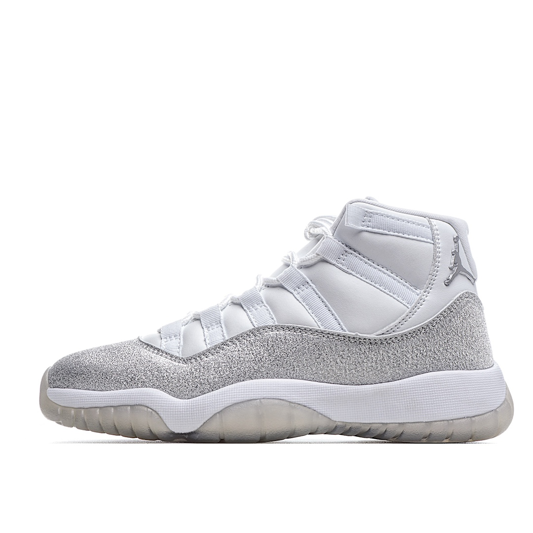 K0 Air Jordan 11 WMNS ” Metallic Silver ” 施华洛世奇 满天星