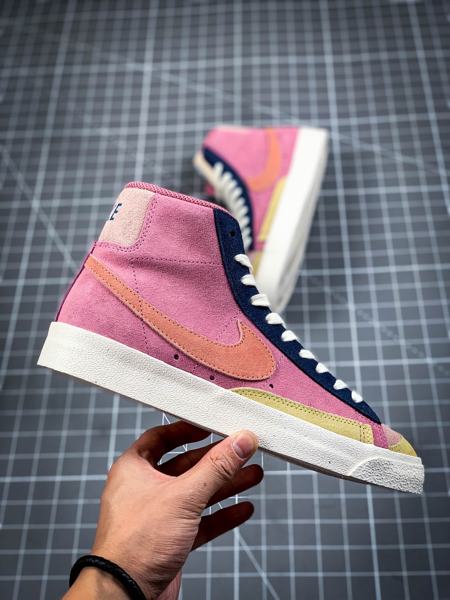200   真硫化版本Nike Blazer Mid'77 Vnyg We suede  拼接鸳鸯DC9179-664