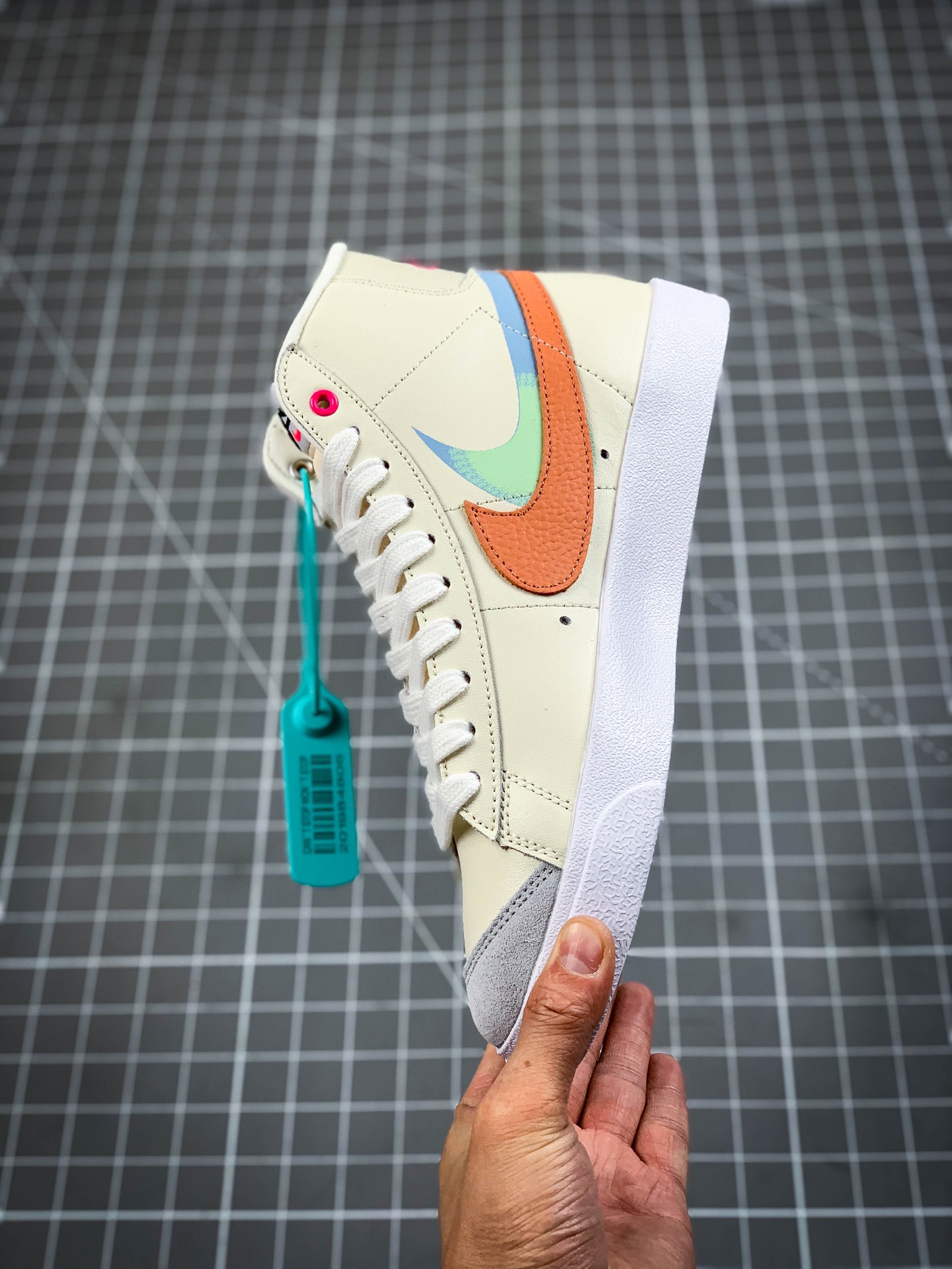 200 真硫化版本Nike Blazer Mid '77 Infinite 白橙蓝 DA7233-100