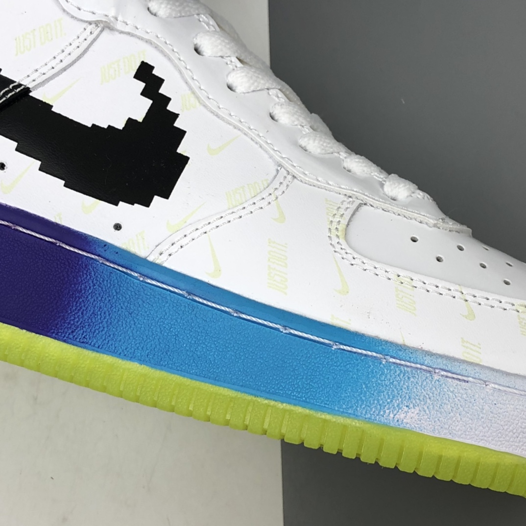 220 OFF White x NK Air Force 1'07 Vntg Suede Mix 联名款电玩雄英联盟皮肤夜光高休帮闲板鞋 DC2112-192