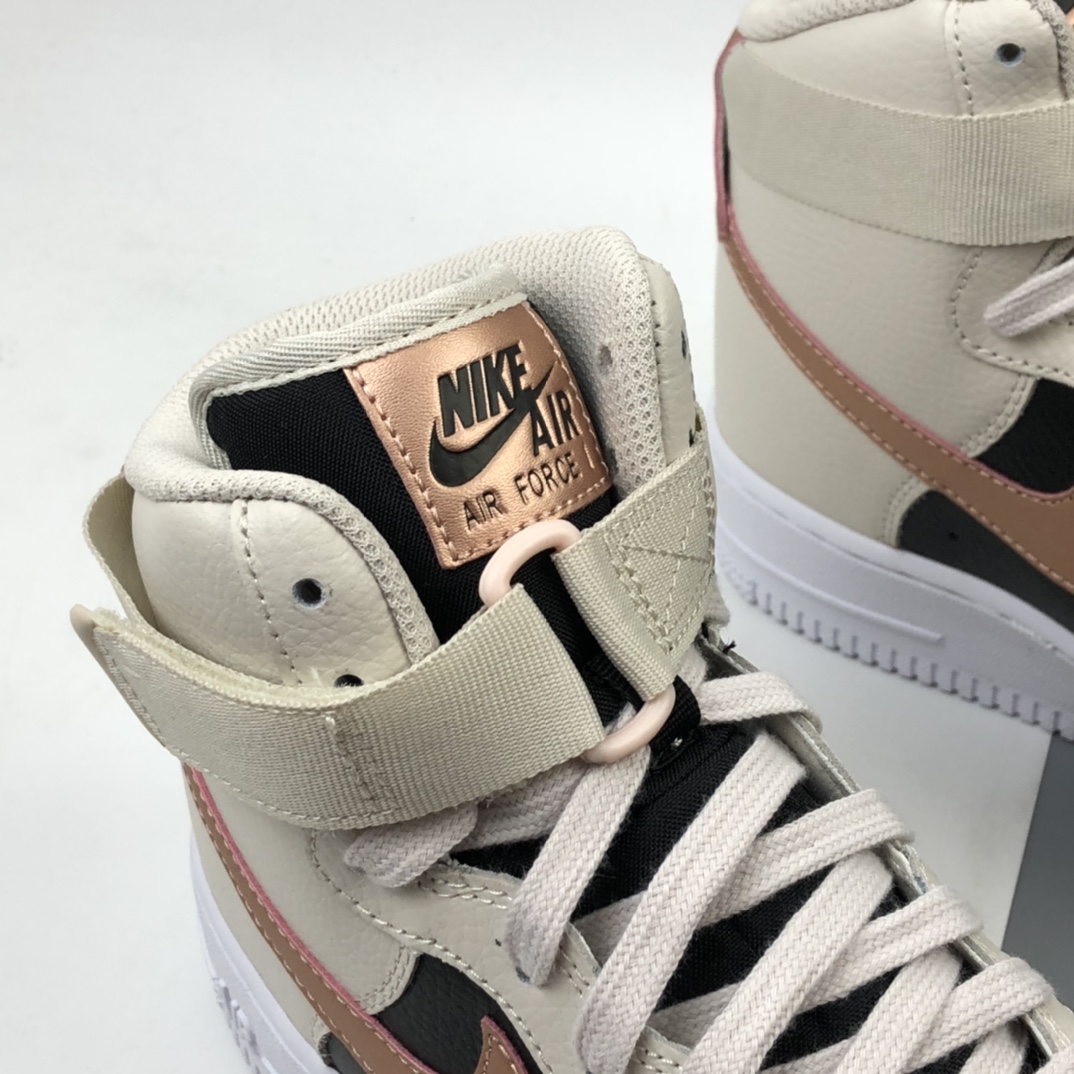 220 NK Air Force 1'07 Hihg 秋茶珍珠奶茶空军一号高帮休闲板鞋 DB5080-100