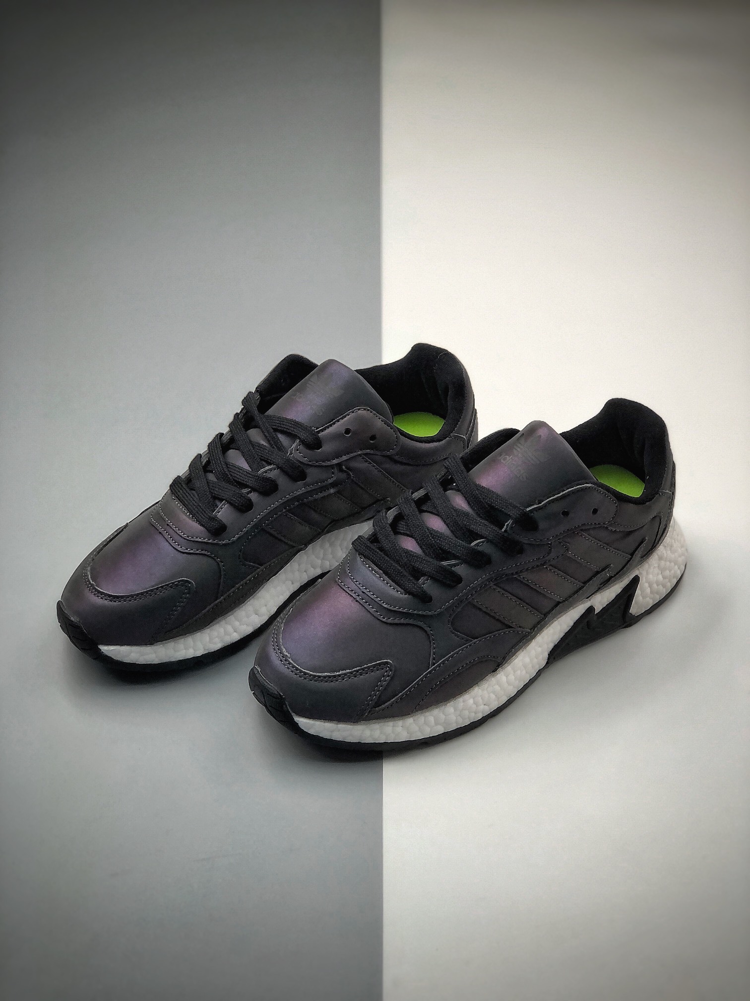 220  Adidas Trescrun BR EG0500 阿迪新款3M反光复古跑鞋