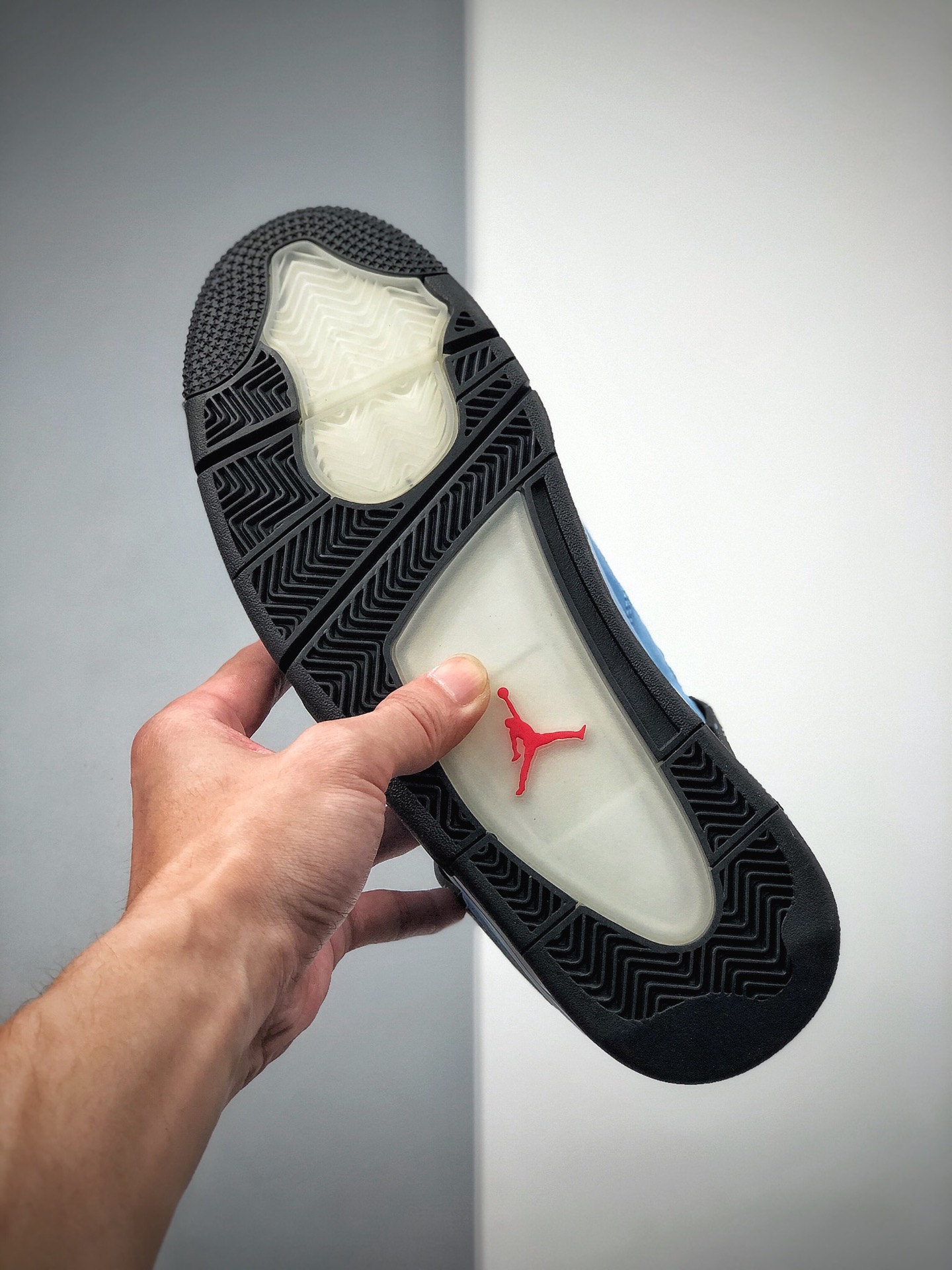 350  Travis Scott Cactus Jack x Air Jordan 4 乔4 AJ4联名款 麂皮蓝 308497-406