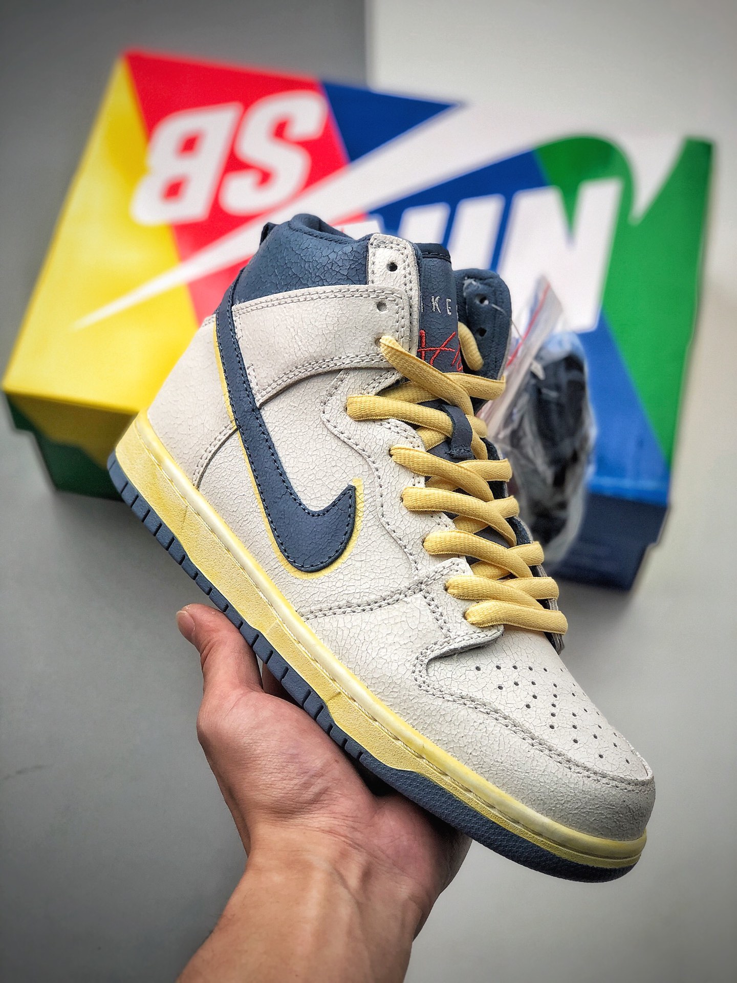 450  耐克 Atlas x Nike Dunk SB High “Lost at Sea”阿特拉斯联名 扣篮系列复古高帮休闲运动滑板板鞋CZ3334-100