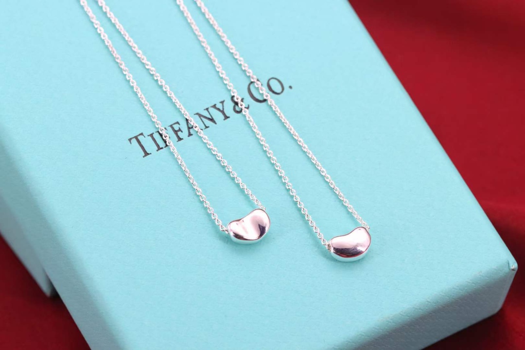 Tiffany & Co. Tiffany&Co.纯银豆豆 锁骨项链小号