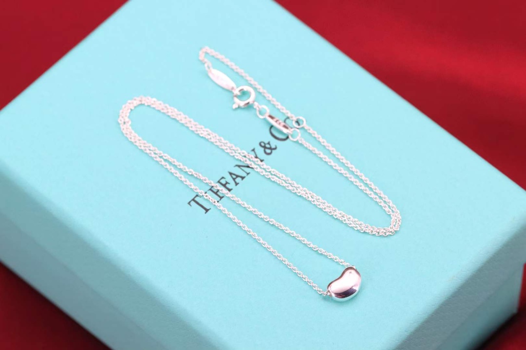 Tiffany & Co. Tiffany&Co.纯银豆豆 锁骨项链小号