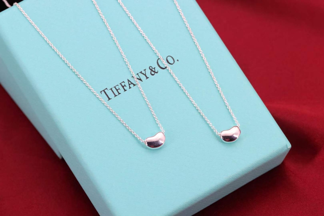 Tiffany & Co. Tiffany&Co.纯银豆豆 锁骨项链小号