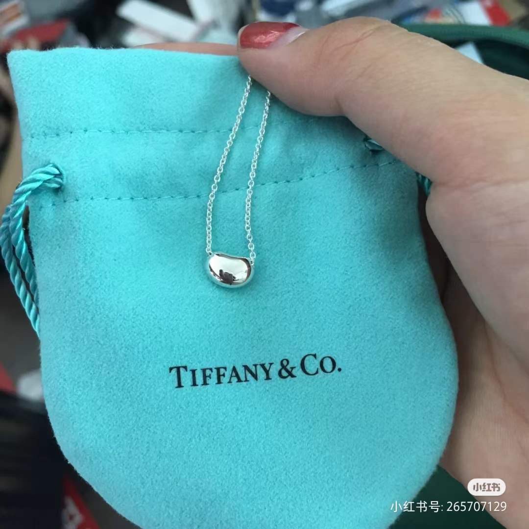 Tiffany & Co. Tiffany&Co.纯银豆豆 锁骨项链小号