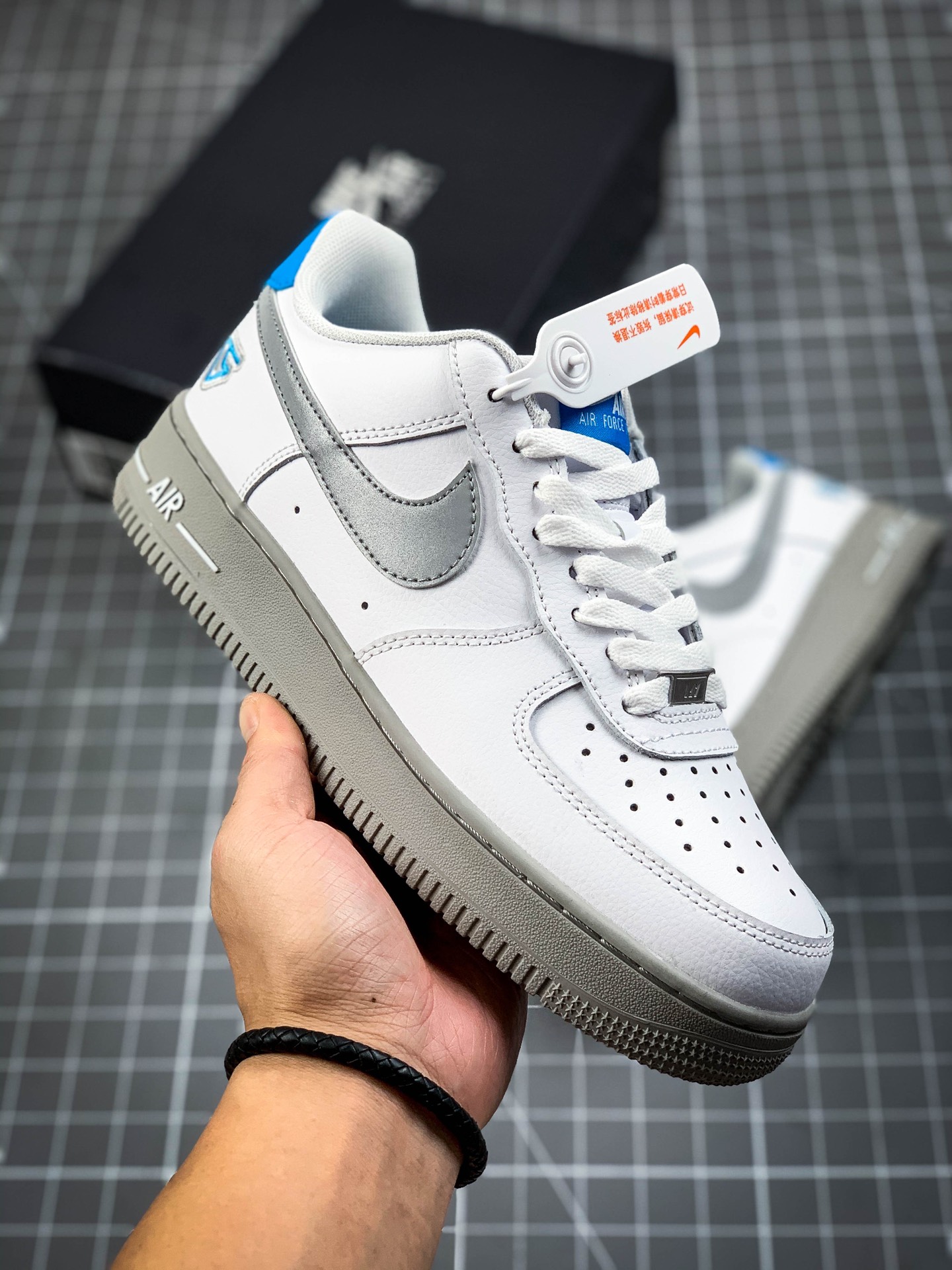 200 NBA名宿飞人卡特个人PE 公司级 Nike Air Force 1 Low 白湖蓝 配色 空军一号CK5433-200