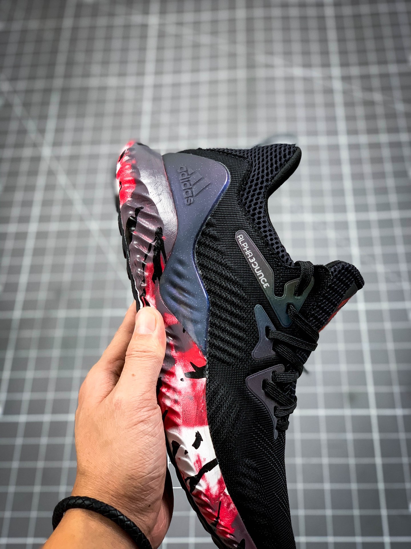 180 公司级 渠道原装版本#阿迪达斯 Adidas AlphaBounce  阿尔法三代 Bouncetm中底与Forged Mesh  B89093