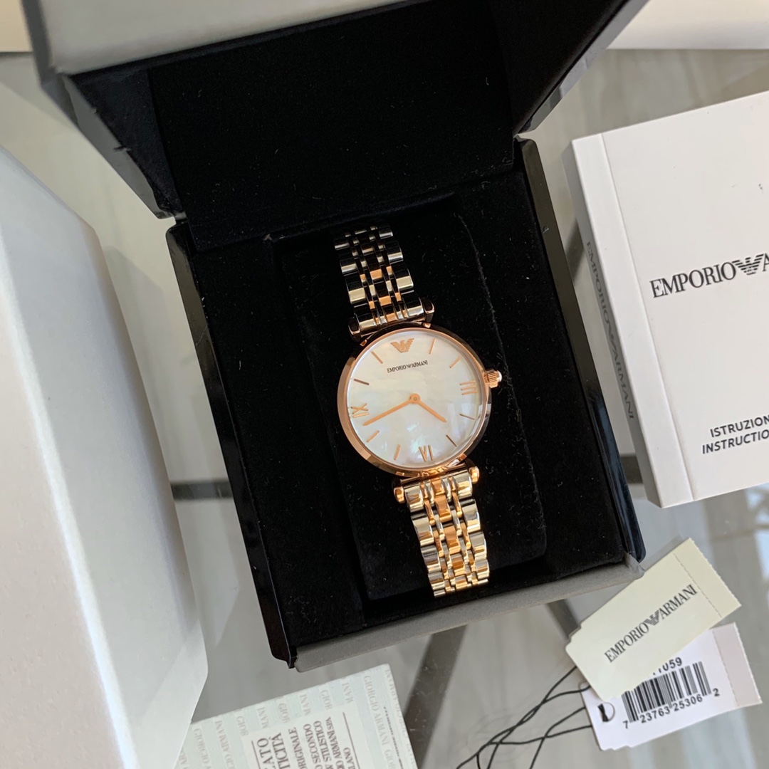 Productos de canal especial, reloj original ARMANI para mujer, modelo: AR1683. Lujo ligero y elegancia, elega…