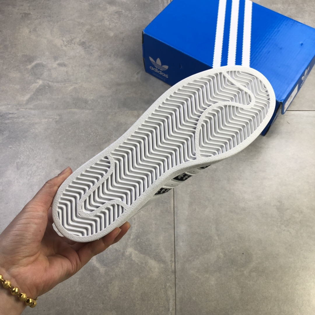120 公司级 阿迪达斯Adidas Superstar 贝壳头经典百搭小白鞋FZ1967