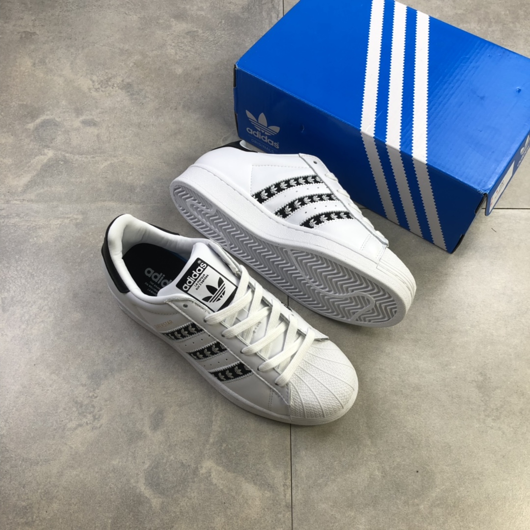 120 公司级 阿迪达斯Adidas Superstar 贝壳头经典百搭小白鞋FZ1967