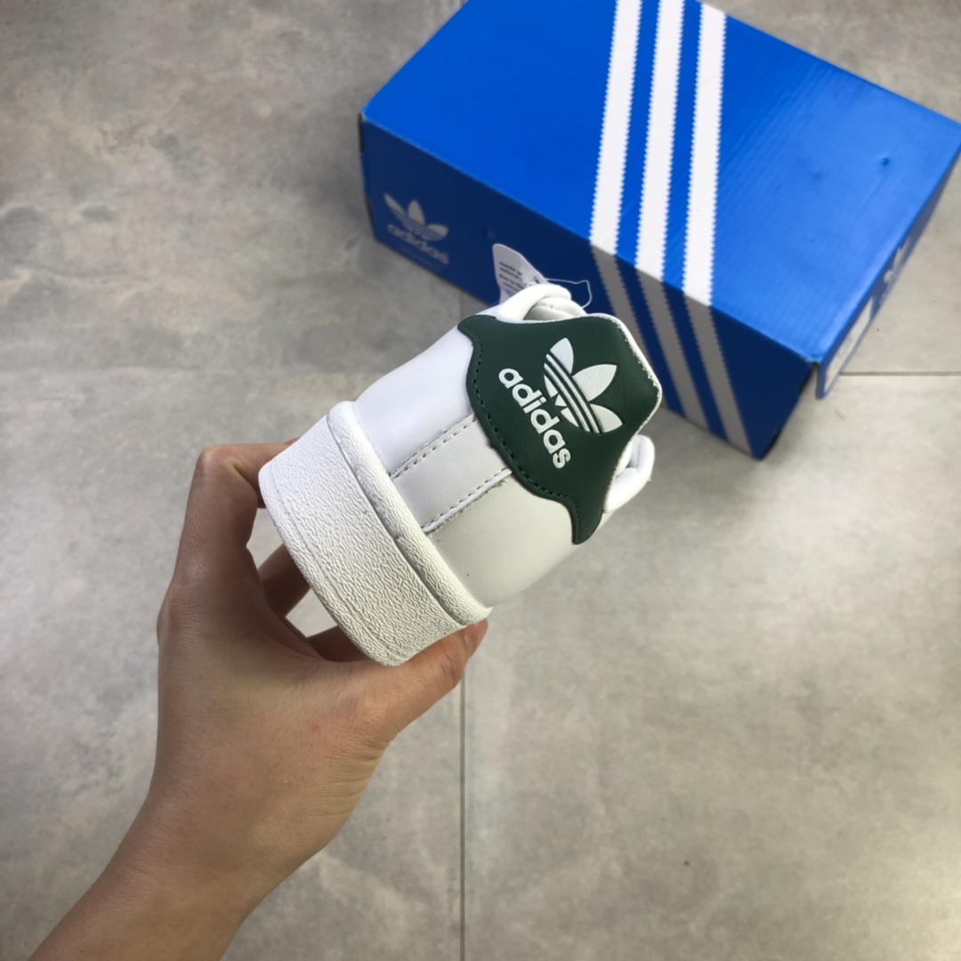 120 公司级 阿迪达斯Adidas Superstar 贝壳头经典百搭小白鞋 FZ1968