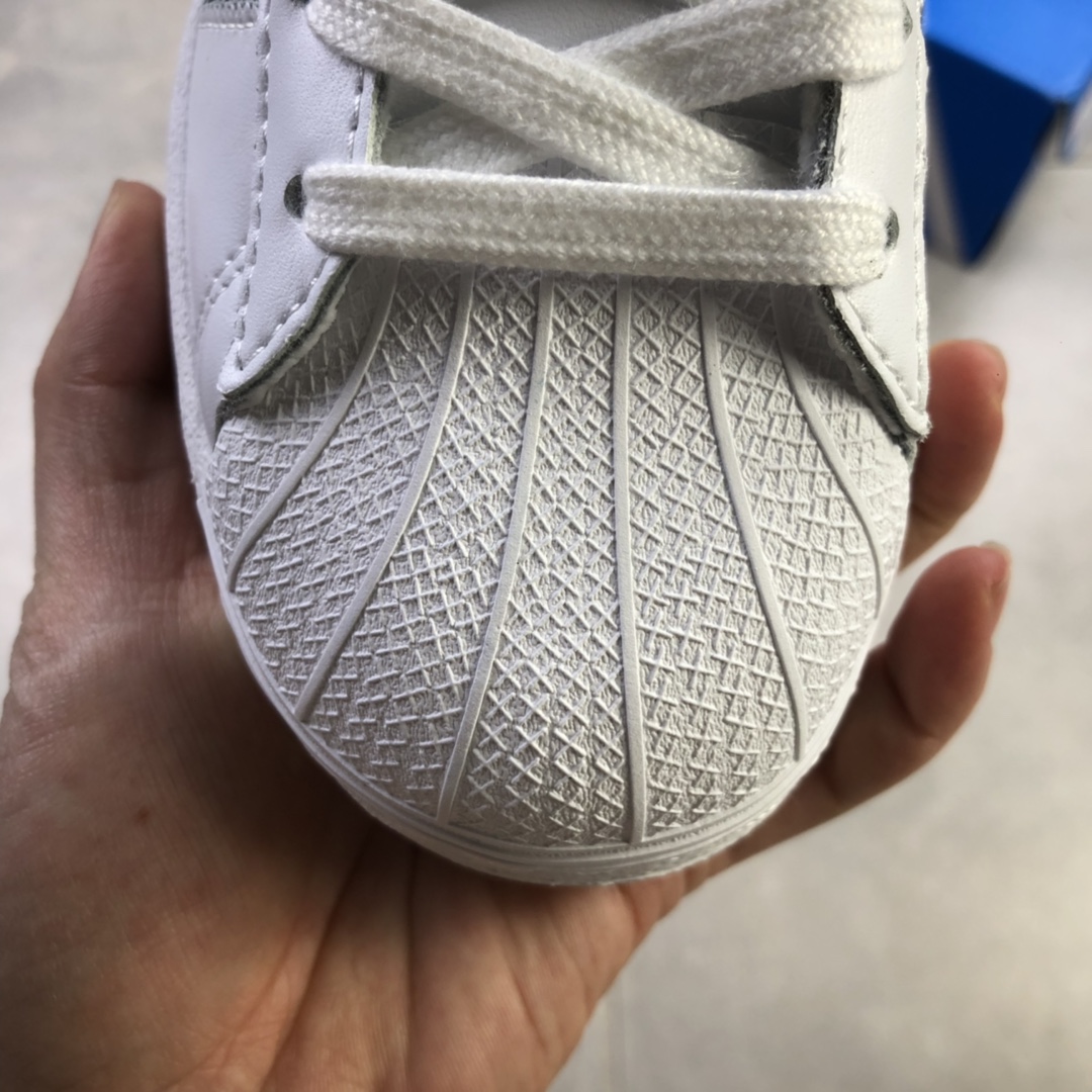 120 公司级 阿迪达斯Adidas Superstar 贝壳头经典百搭小白鞋 FZ1968