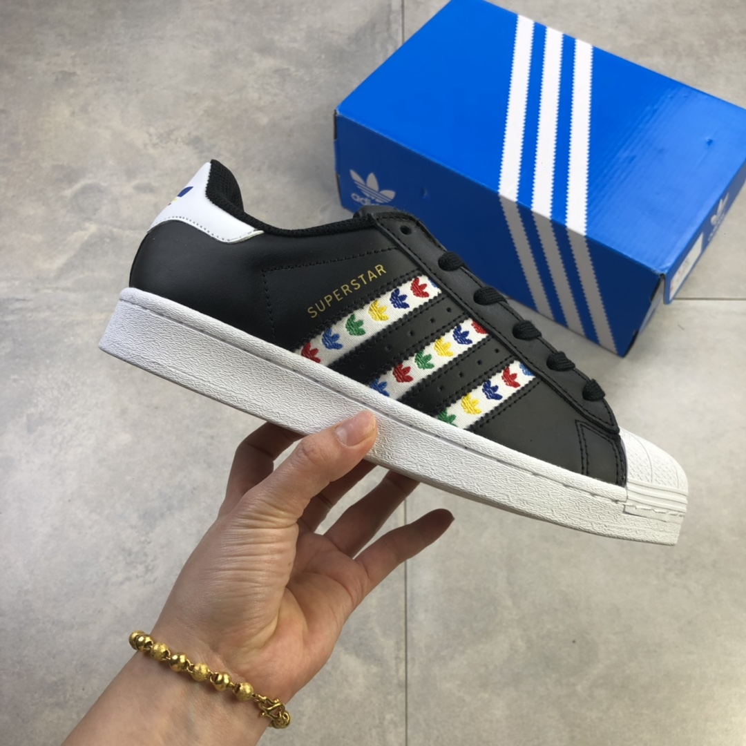 120 公司级 阿迪达斯Adidas Superstar 贝壳头经典百搭小白鞋
