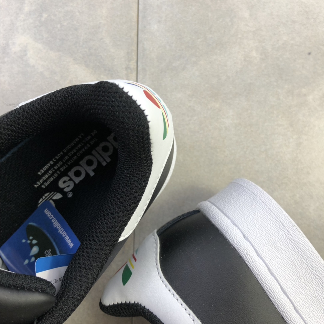 120 公司级 阿迪达斯Adidas Superstar 贝壳头经典百搭小白鞋