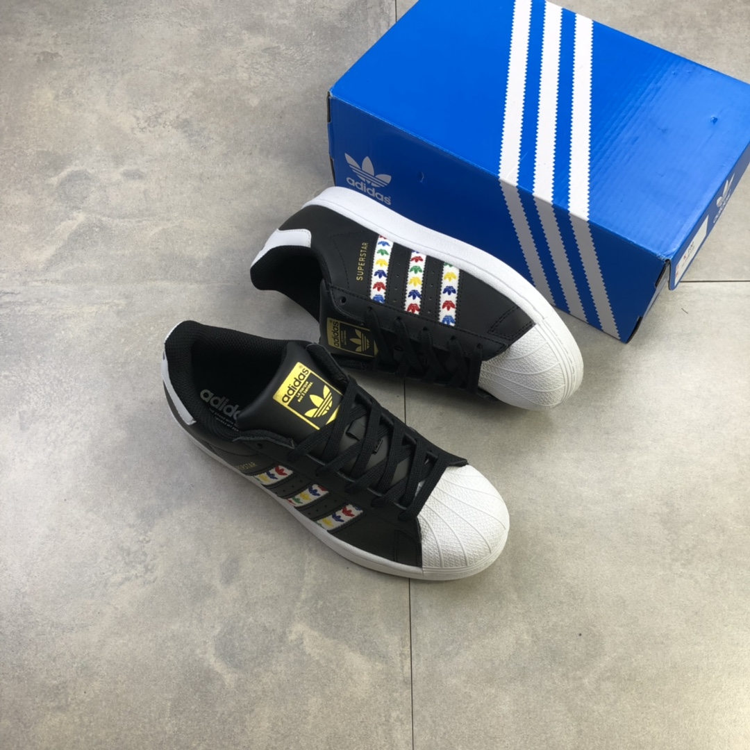 120 公司级 阿迪达斯Adidas Superstar 贝壳头经典百搭小白鞋