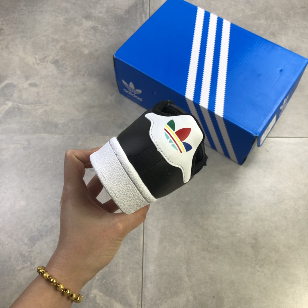 120 公司级 阿迪达斯Adidas Superstar 贝壳头经典百搭小白鞋