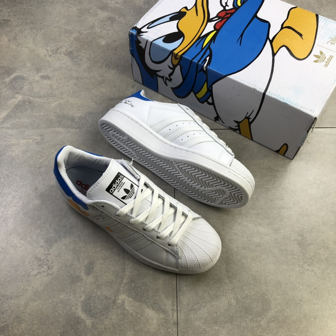 120 公司级 阿迪达斯Adidas Superstar 贝壳头经典百搭小白鞋 FW2902