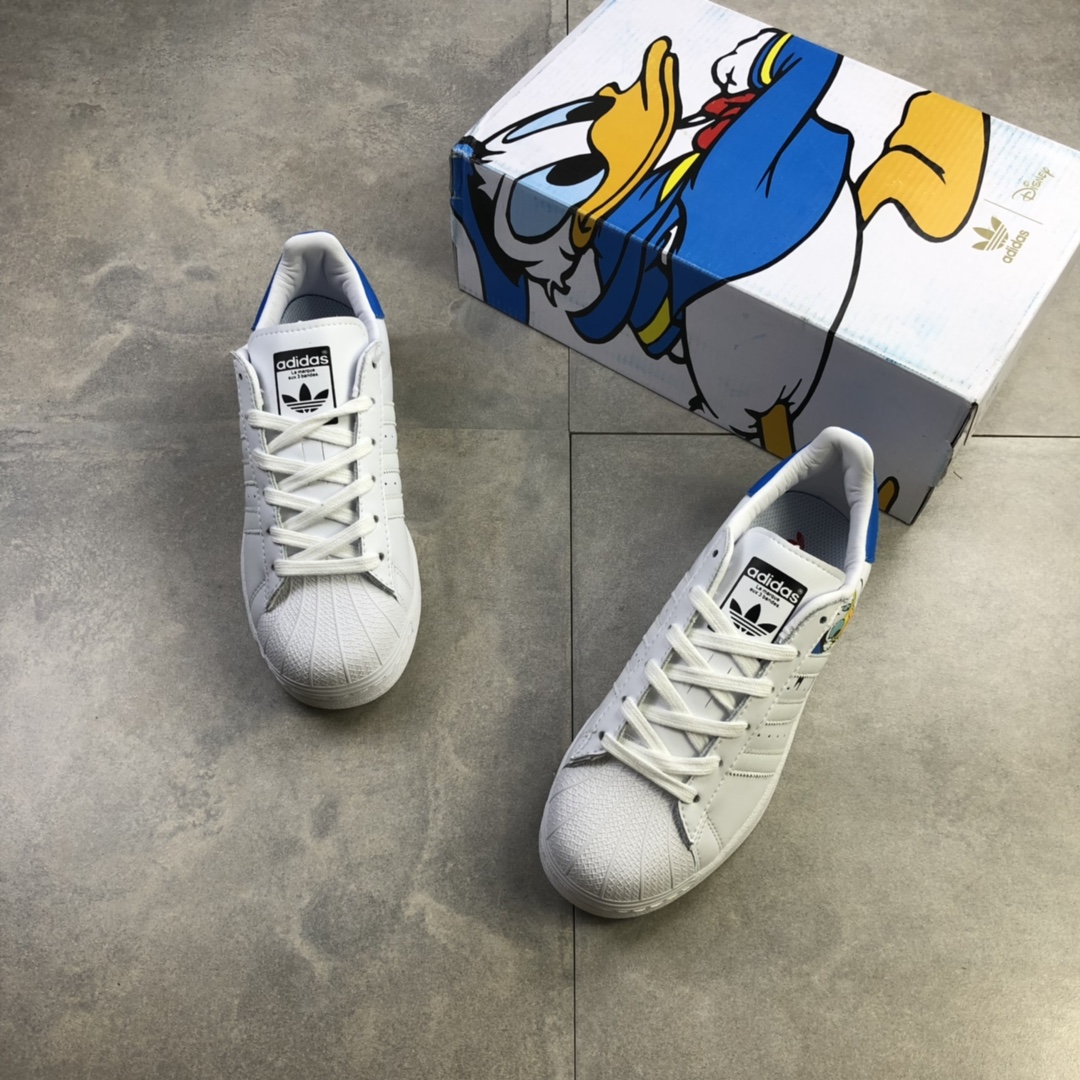 120 公司级 阿迪达斯Adidas Superstar 贝壳头经典百搭小白鞋 FW2902