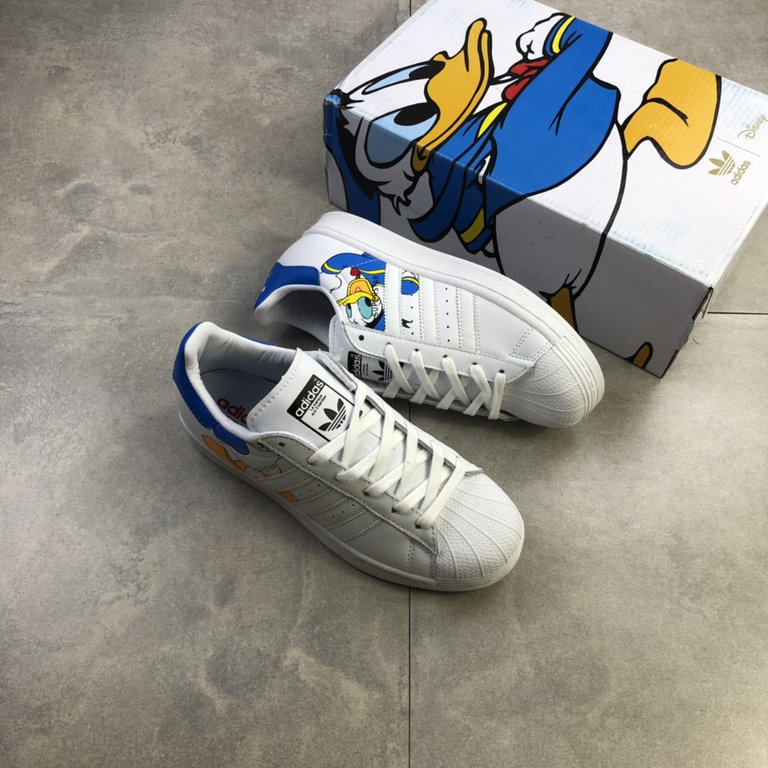 120 公司级 阿迪达斯Adidas Superstar 贝壳头经典百搭小白鞋 FW2902