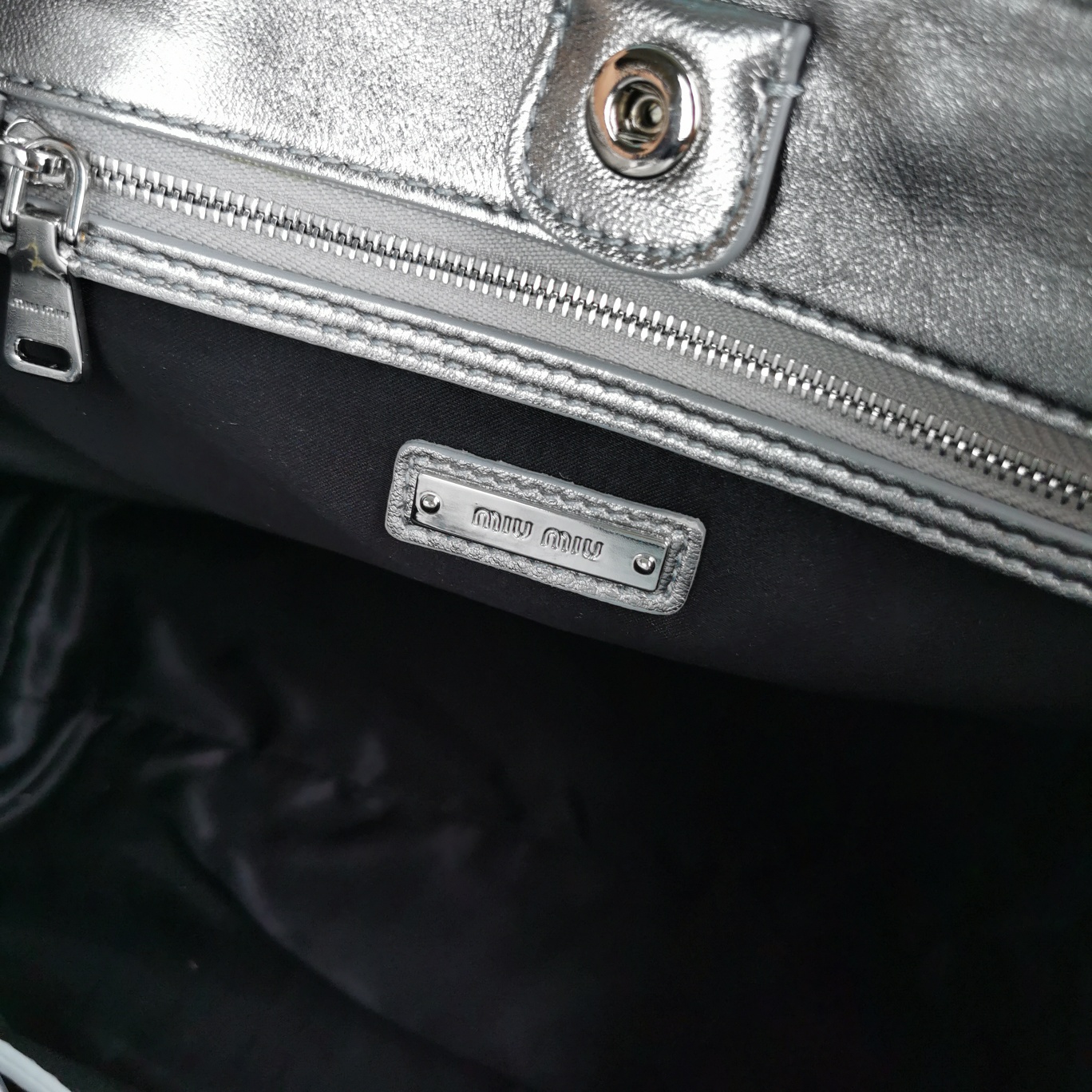 MIUMIU缪缪顶级进口CIoquel软羊皮新款水晶链钻包5BA067