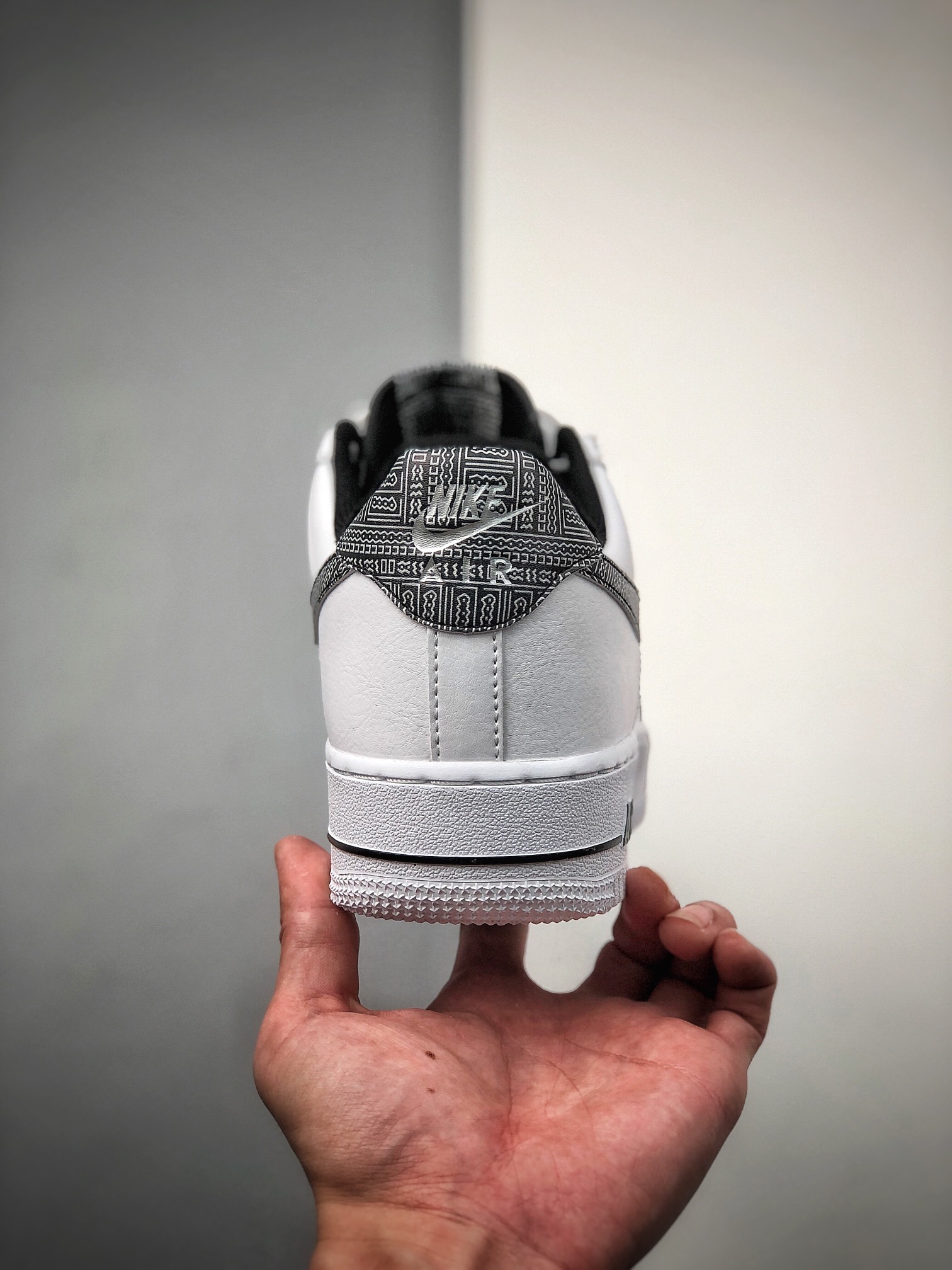 180  公司级Nike Air Force 1 “全白刺绣”  黑色碎花 空军一号CZ7933-100