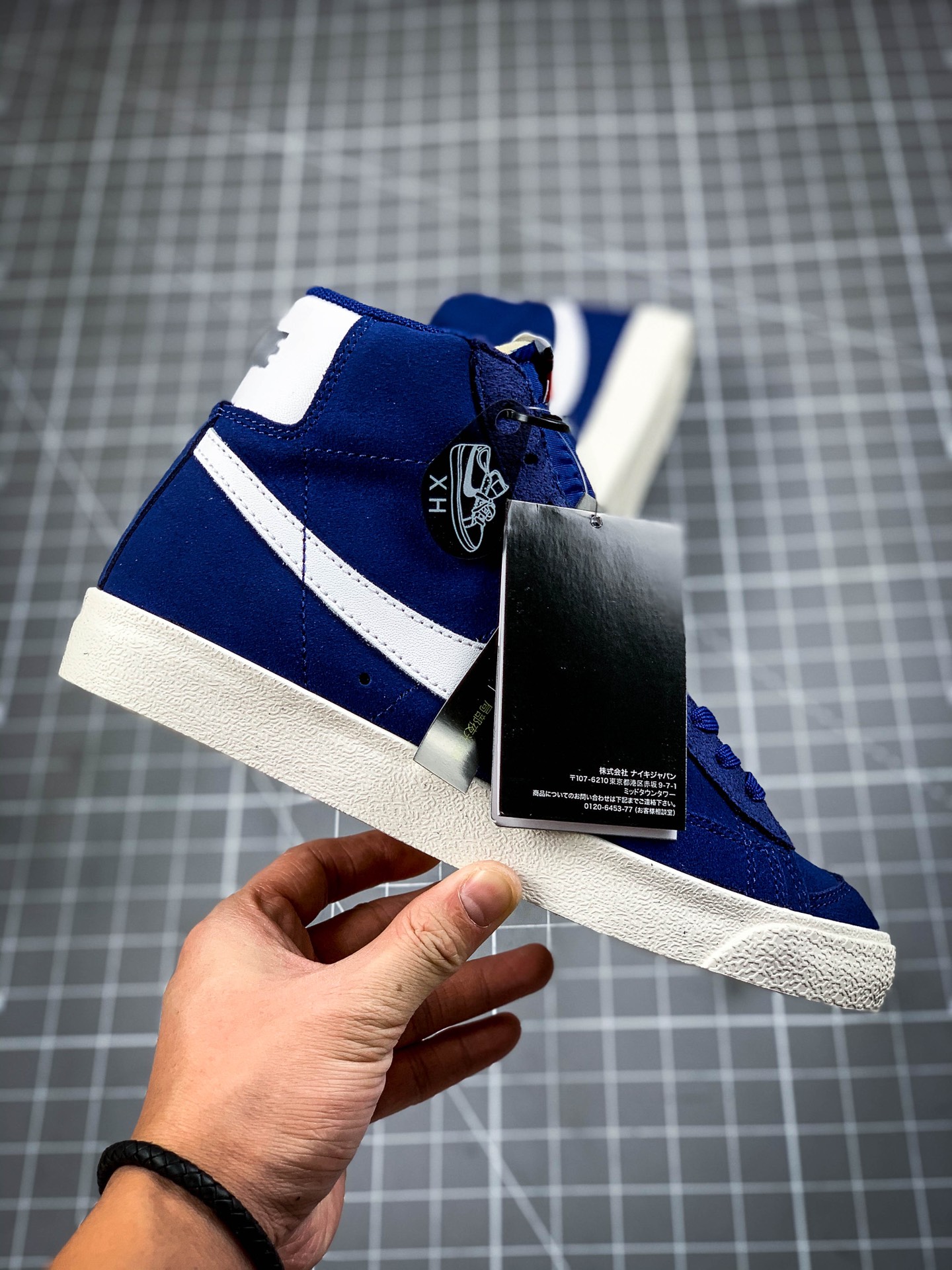 190 纯原真硫化版本NIKE ZOOM BLAZER MID 清新 紫罗兰开拓者高帮 CZ0376-500