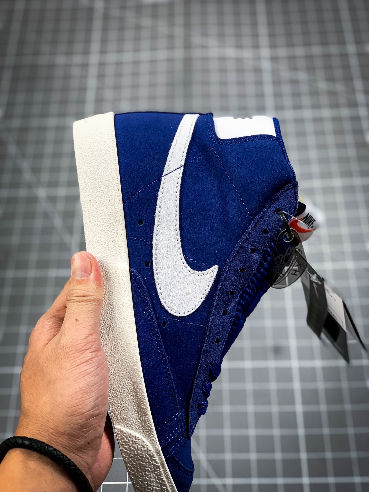 190 纯原真硫化版本NIKE ZOOM BLAZER MID 清新 紫罗兰开拓者高帮 CZ0376-500