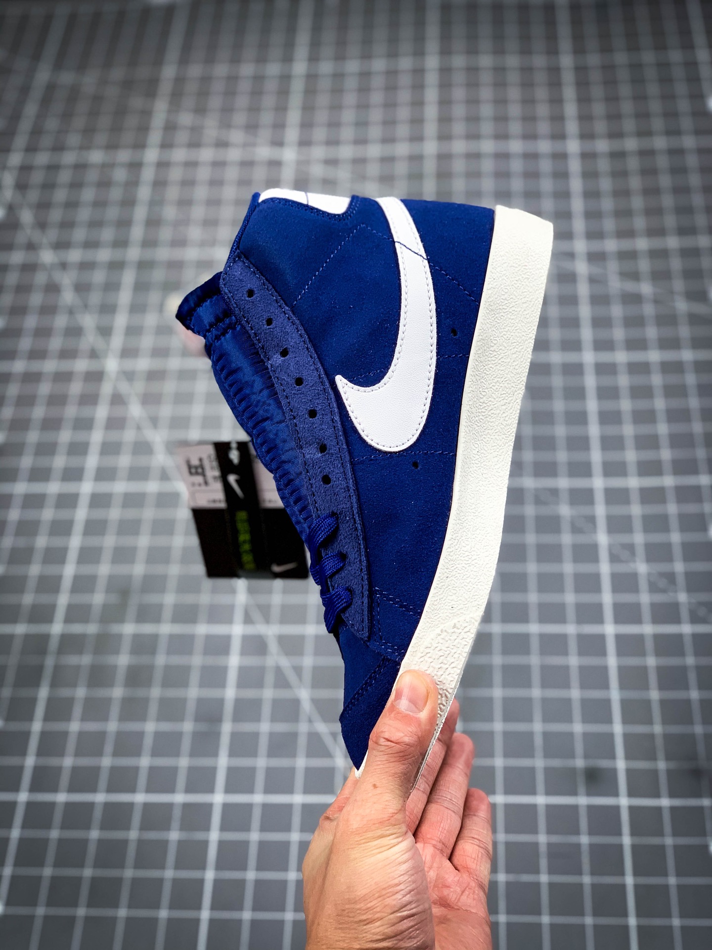 190 纯原真硫化版本NIKE ZOOM BLAZER MID 清新 紫罗兰开拓者高帮 CZ0376-500