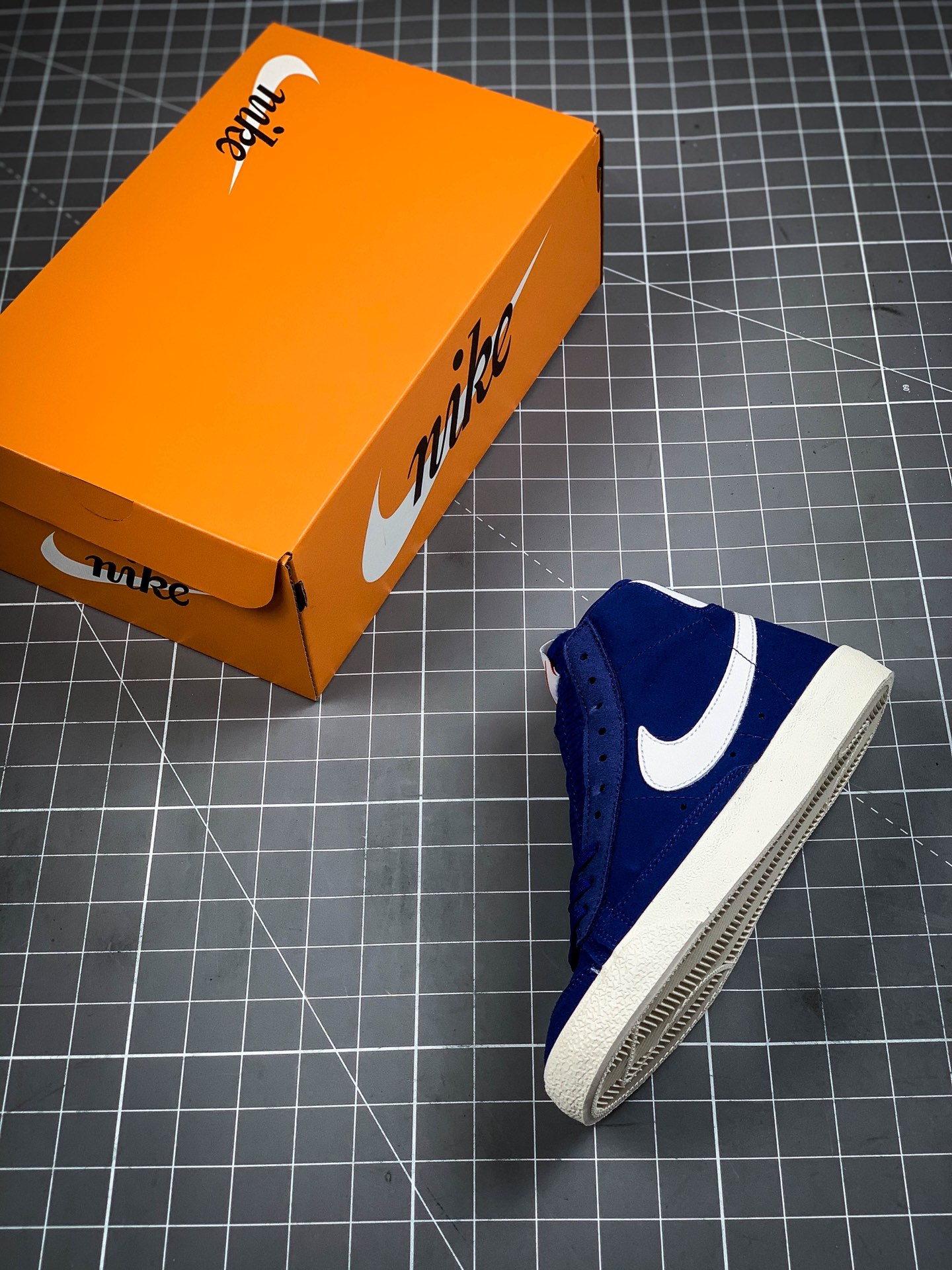 190 纯原真硫化版本NIKE ZOOM BLAZER MID 清新 紫罗兰开拓者高帮 CZ0376-500