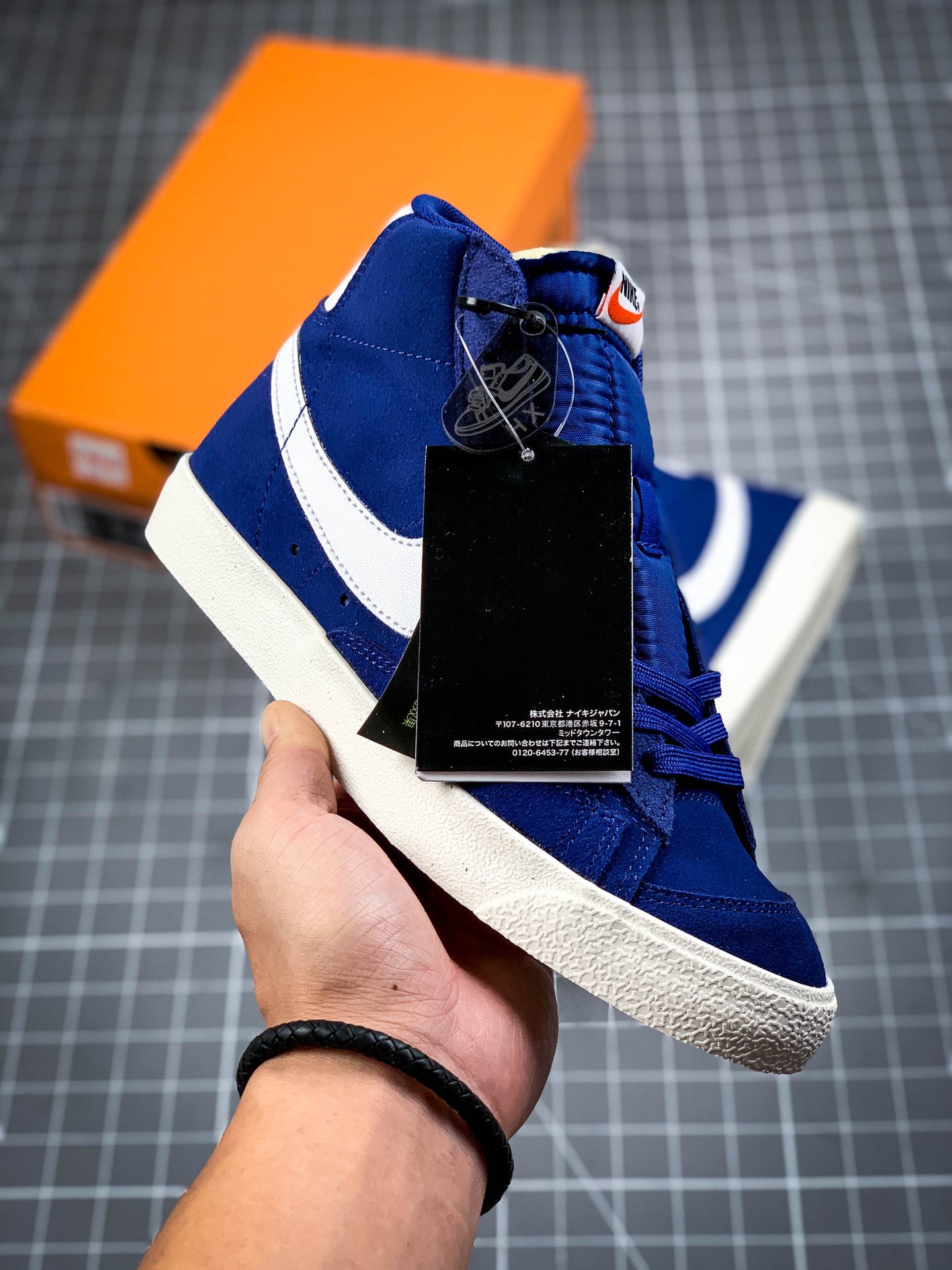 190 纯原真硫化版本NIKE ZOOM BLAZER MID 清新 紫罗兰开拓者高帮 CZ0376-500