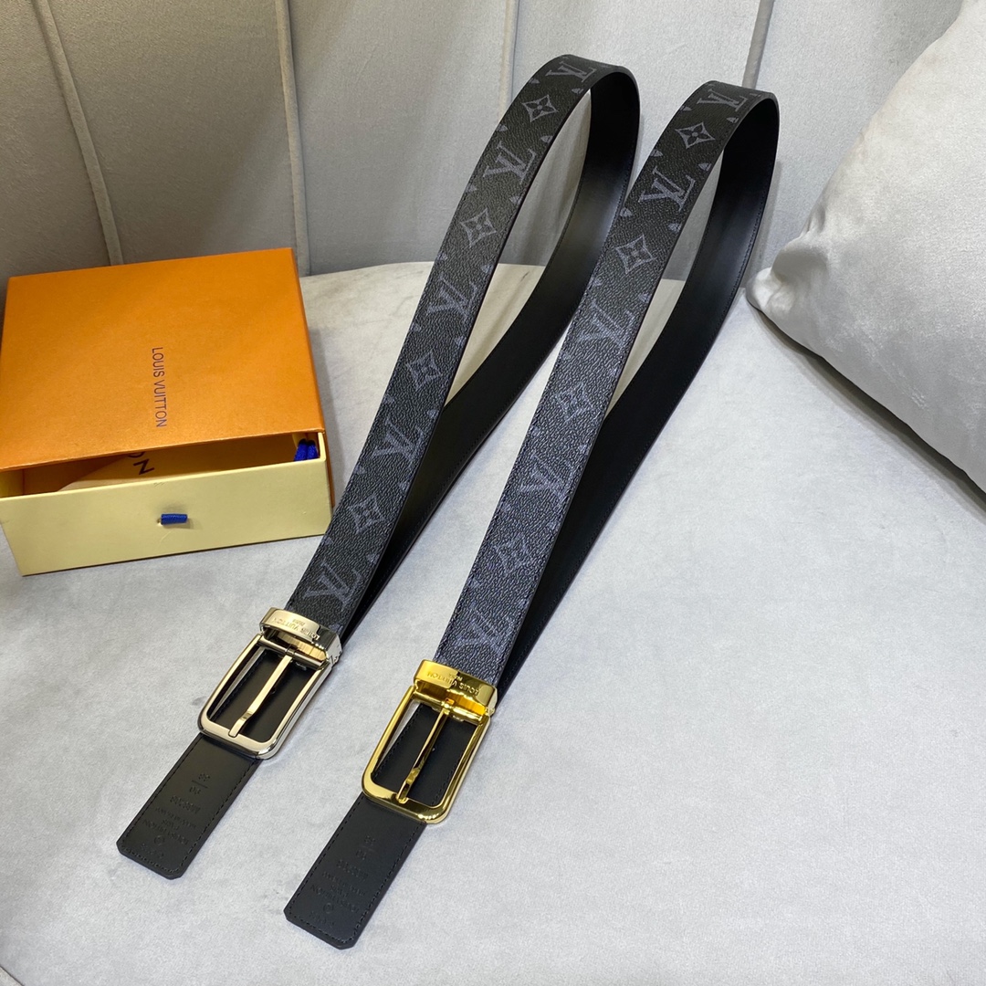 Louis Vuitton Shop
 Belts 2023 Replica
 Men Calfskin Canvas Cowhide